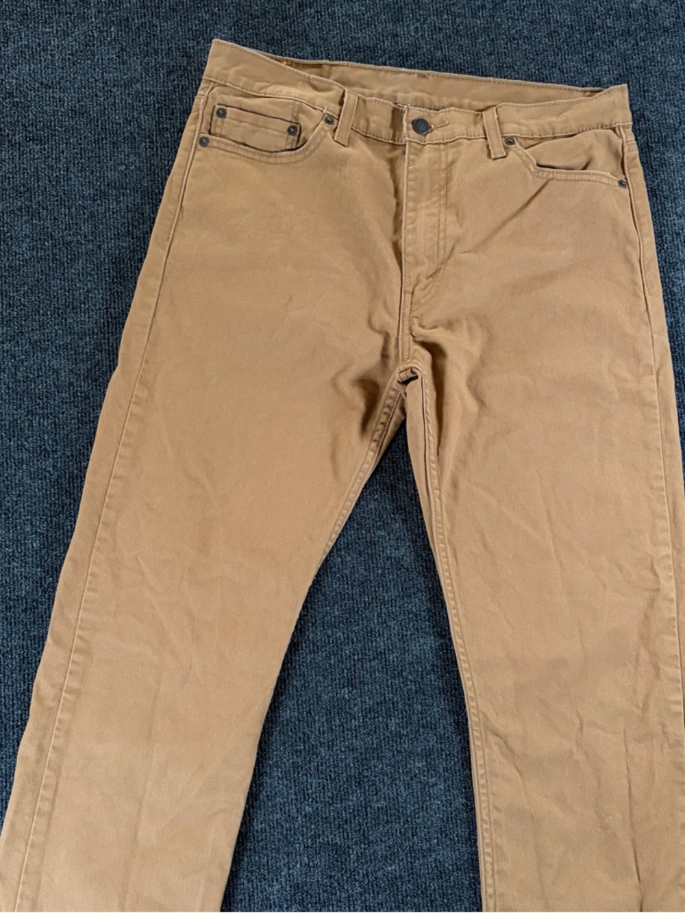 Levi's 513 Straight Leg Jeans in Tan